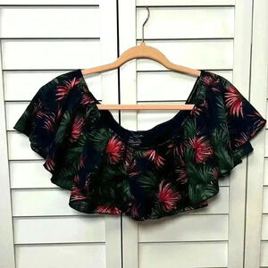Sugar Poison Tropical Bikini Top Size XL